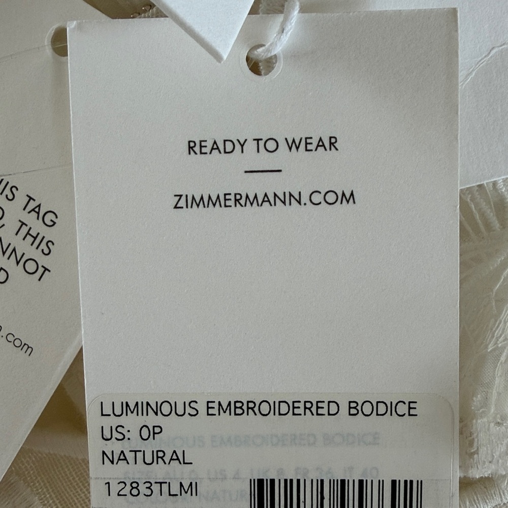Zimmermann Luminous Embroidered Bodice - Picture 11 of 16